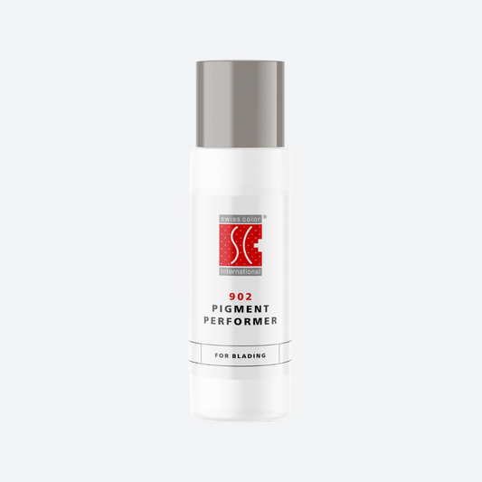 Flacone 902 Pigment Performer Swiss Color 15 ml – additivo per pigmenti PMU e Microblading, consistenza cremosa e controllata.